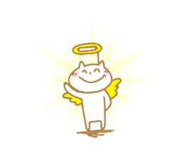 Mr. Nishino of a cat god sticker #10237103