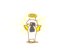 Mr. Nishino of a cat god sticker #10237104