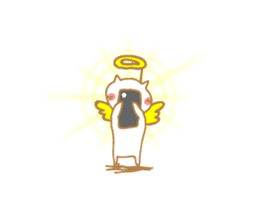 Mr. Nishino of a cat god sticker #10237104