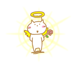 Mr. Nishino of a cat god sticker #10237110