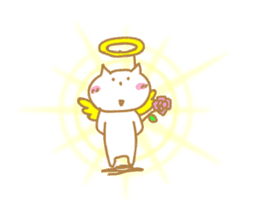 Mr. Nishino of a cat god sticker #10237110