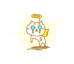 Mr. Nishino of a cat god sticker #10237112