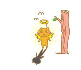 Mr. Nishino of a cat god sticker #10237114