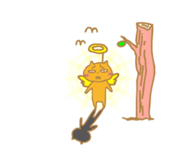 Mr. Nishino of a cat god sticker #10237114