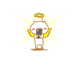 Mr. Nishino of a cat god sticker #10237117