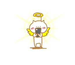 Mr. Nishino of a cat god sticker #10237117