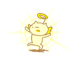 Mr. Nishino of a cat god sticker #10237118