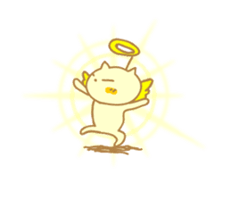 Mr. Nishino of a cat god sticker #10237118