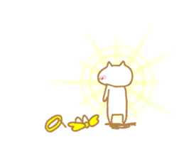 Mr. Nishino of a cat god sticker #10237121