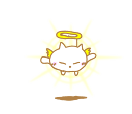 Mr. Nishino of a cat god sticker #10237127