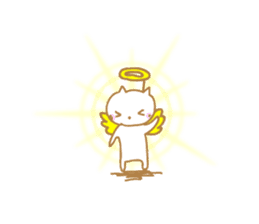 Mr. Nishino of a cat god sticker #10237128