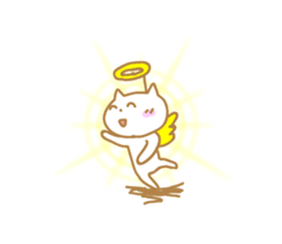 Mr. Nishino of a cat god sticker #10237129