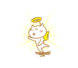 Mr. Nishino of a cat god sticker #10237129