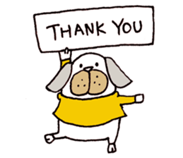 Daily pug3. sticker #10237577