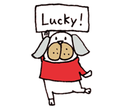 Daily pug3. sticker #10237600