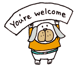 Daily pug3. sticker #10237614