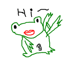 LIFE OF frog named EASON sticker #10237816