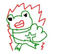 LIFE OF frog named EASON sticker #10237818
