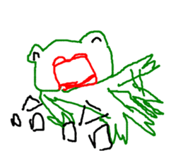 LIFE OF frog named EASON sticker #10237823