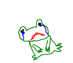 LIFE OF frog named EASON sticker #10237831