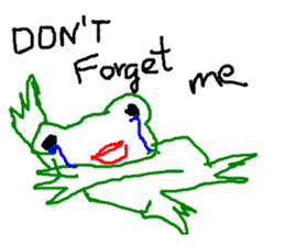 LIFE OF frog named EASON sticker #10237841
