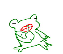 LIFE OF frog named EASON sticker #10237843