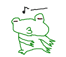 LIFE OF frog named EASON sticker #10237847
