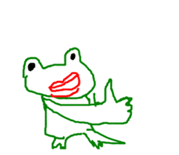 LIFE OF frog named EASON sticker #10237852