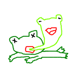 LIFE OF frog named EASON sticker #10237855