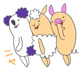 Sheep and Koala and pigs sticker #10237907