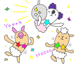 Sheep and Koala and pigs sticker #10237935