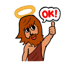 Cute Talkative God sticker #10238549