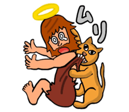 Cute Talkative God sticker #10238562