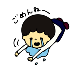 Heartwarming boys and girls sticker #10239341