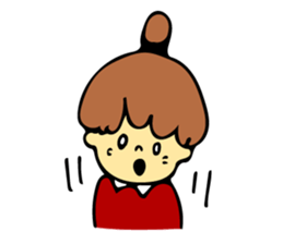 Heartwarming boys and girls sticker #10239343