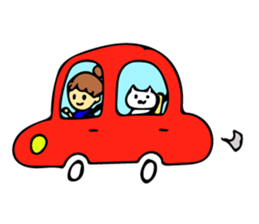 Heartwarming boys and girls sticker #10239357