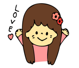 Heartwarming boys and girls sticker #10239360