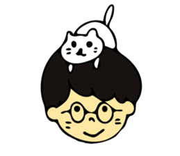 Heartwarming boys and girls sticker #10239363