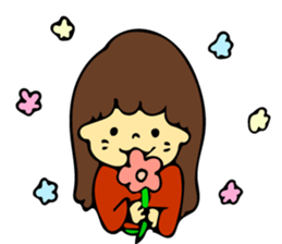 Heartwarming boys and girls sticker #10239366