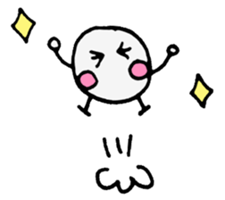 Daily life of the marshmallow sticker #10239505