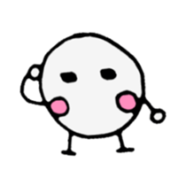 Daily life of the marshmallow sticker #10239512