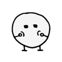 Daily life of the marshmallow sticker #10239514