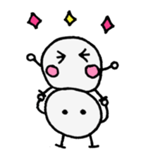 Daily life of the marshmallow sticker #10239524