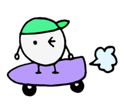 Daily life of the marshmallow sticker #10239531