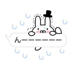 Balloon and Pretty Rabbit sticker #10240588