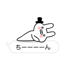 Balloon and Pretty Rabbit sticker #10240589