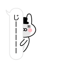 Balloon and Pretty Rabbit sticker #10240591