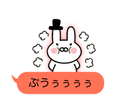 Balloon and Pretty Rabbit sticker #10240605