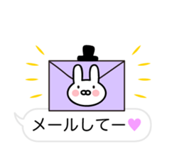 Balloon and Pretty Rabbit sticker #10240608