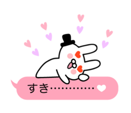 Balloon and Pretty Rabbit sticker #10240612